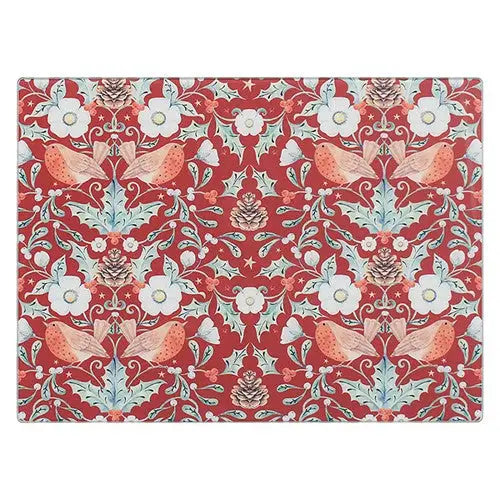 Christmas Robin Berry Thief Cutting Board - Christmas