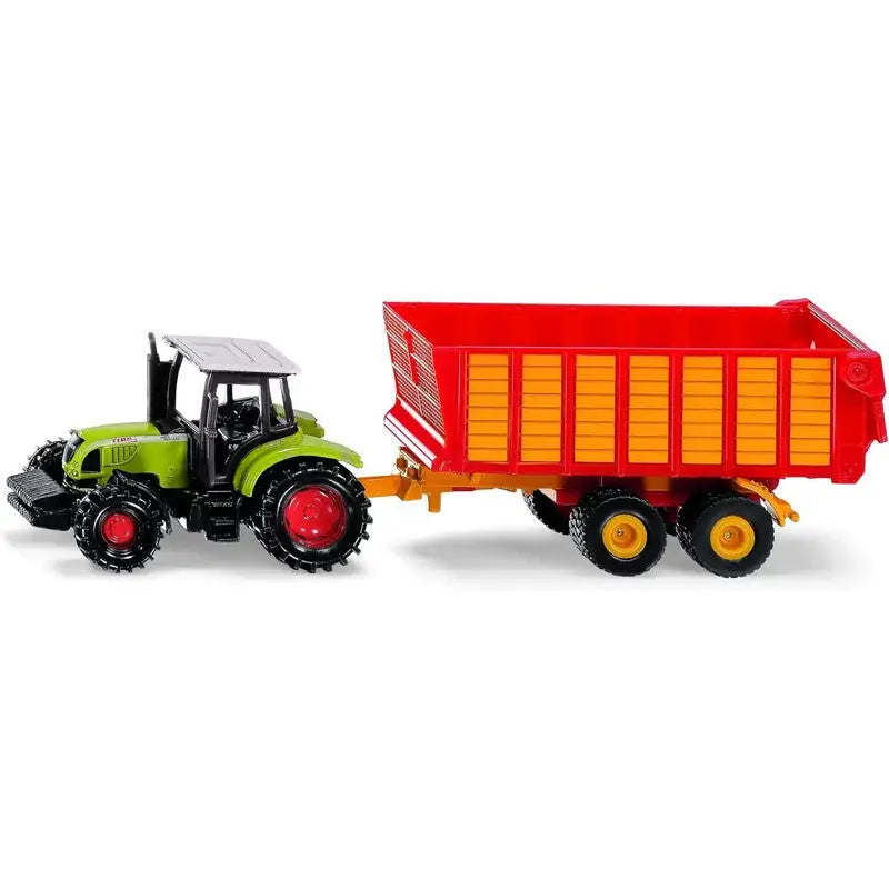 Claas Tractor with Silage Trailer 1:87 - Toys