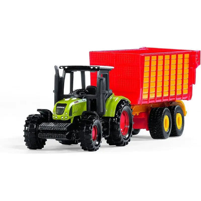 Claas Tractor with Silage Trailer 1:87 - Toys