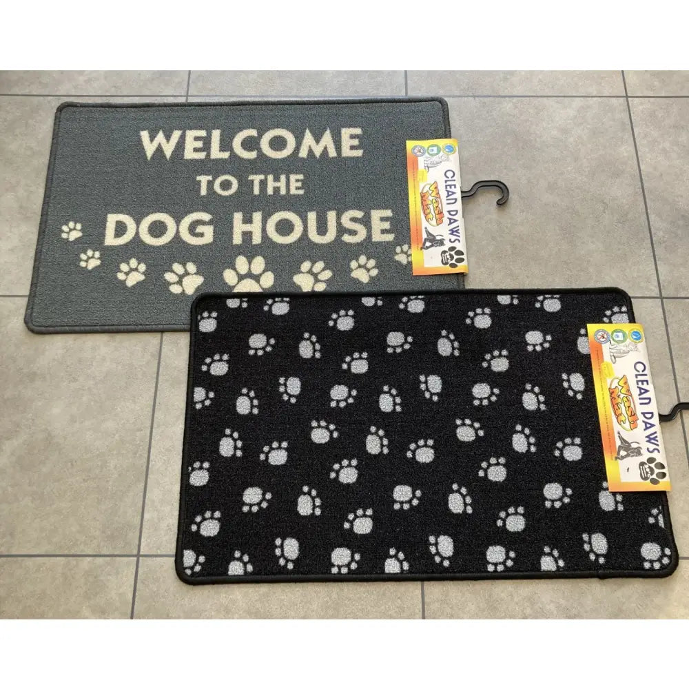 Clean Paws Mat 50 x 80cm - 2 Assorted. - Homeware >> Rugs &