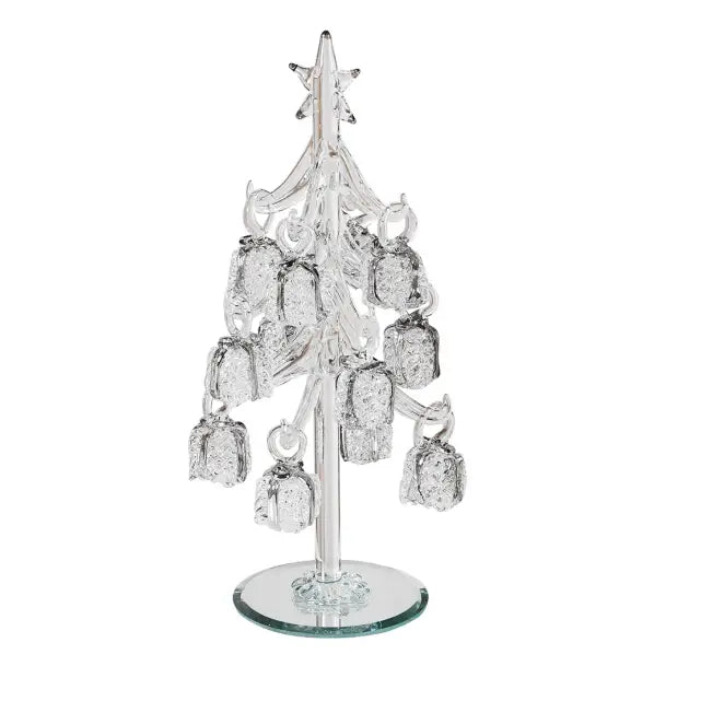 Clear Glass Tree With Presents - Christmas >> Decorations