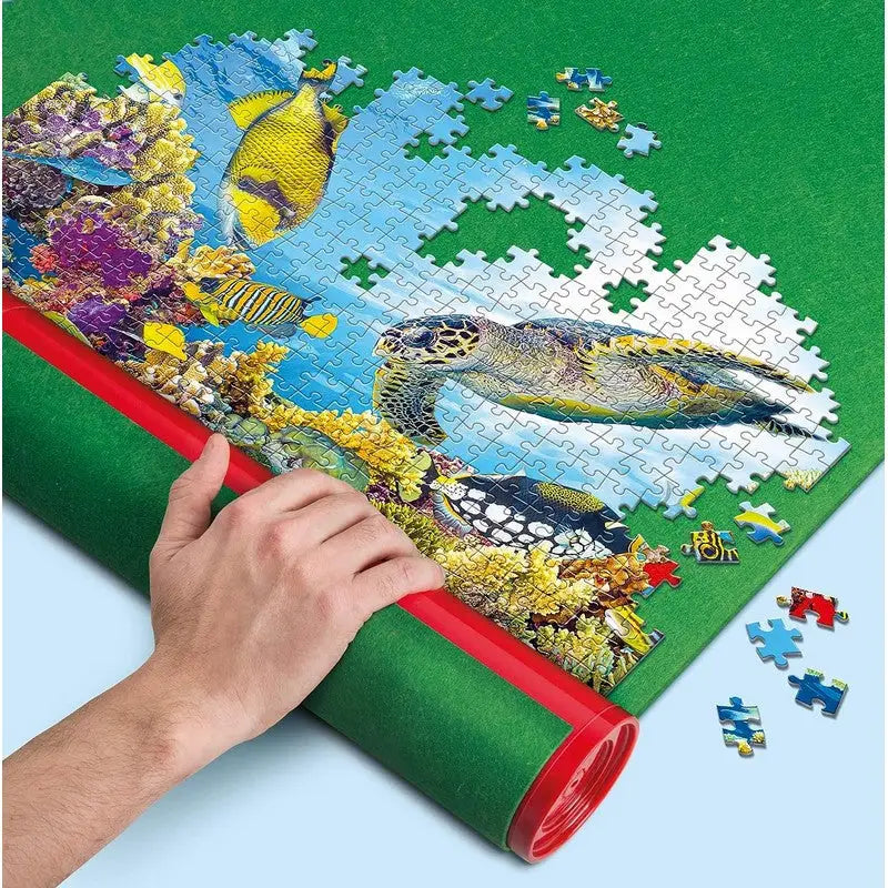Clementoni Quality Felt Roll up Puzzle Mat - 105x78cm - Up