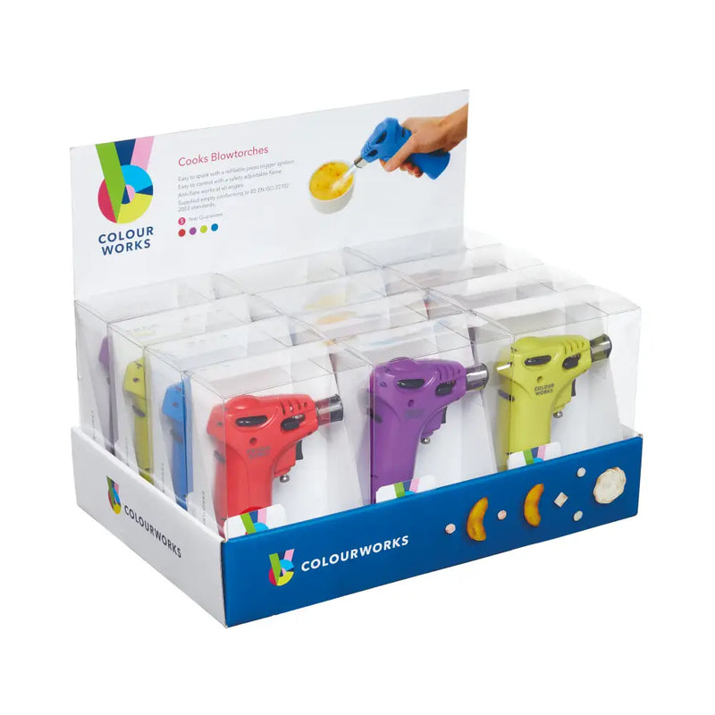 Colour Works Cooks Blowtorch (1 Sent) - Assorted Colours