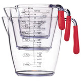 Colourworks 3 Piece Acrylic Measuring Jug Set - Blue / Green