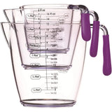 Colourworks 3 Piece Acrylic Measuring Jug Set - Blue / Green