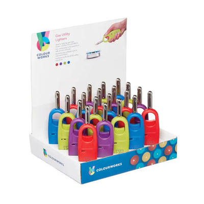 Colourworks Gas Lighter - Assorted Colours (ONLY 1 - SENT) -