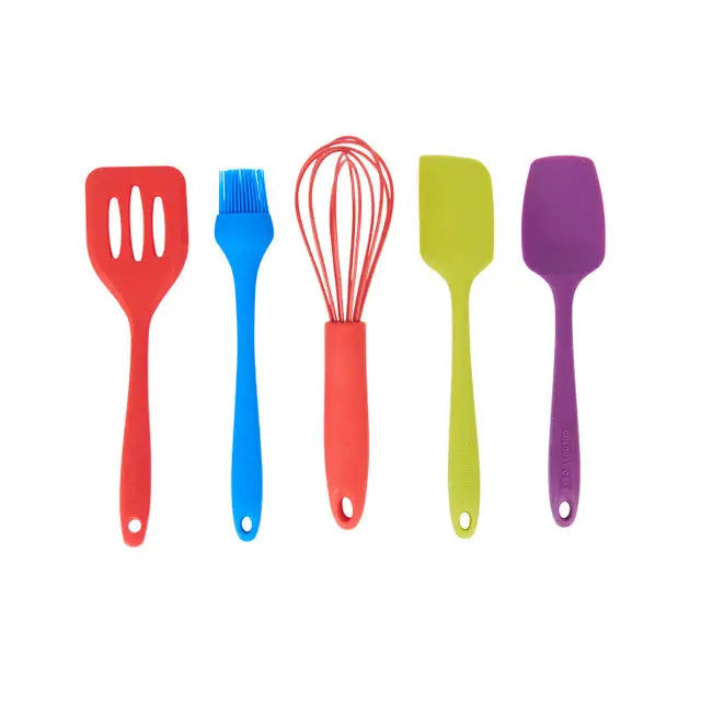 Colourworks Mini Silicone Utensils Set 5-Piece - Kitchenware