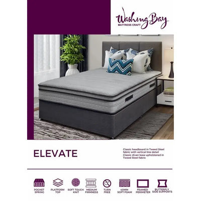 ComfortZone Elevate 1000 Pocket Sprung Mattress - 4ft 6