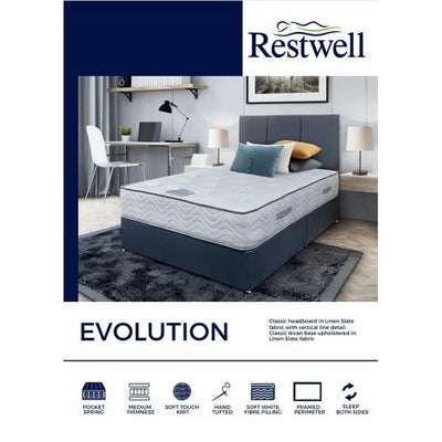 ComfortZone Pocket Sprung Evolution Mattress - 4ft 6 Double