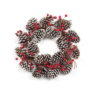 Cone Twig And Berry Wreath 40cm Seasonal >> Christmas >>