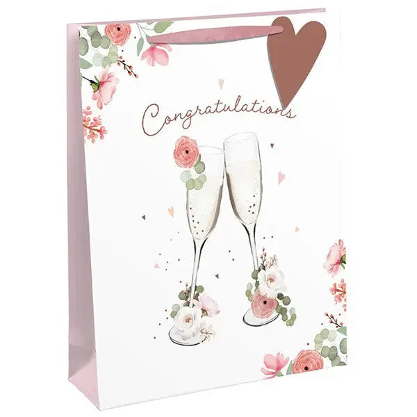 Congratulations Glasses Bag Extra Large - Giftware
