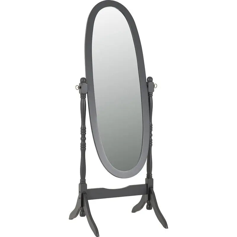 Contessa Cheval Freestanding Mirror - Grey - Mirrors