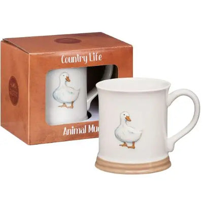 Country Life Embossed Mug Duck - Kitchenware >> Mugs