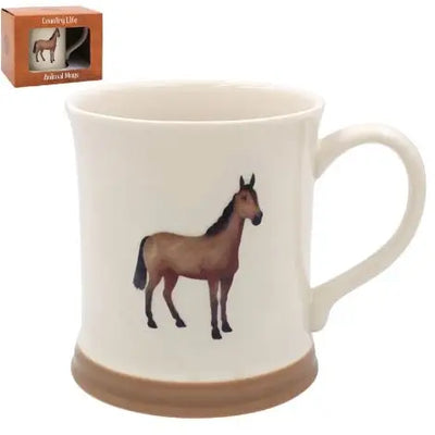 Country Life Embossed Mug Horse - Kitchenware >> Mugs