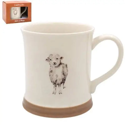 Country Life Embossed Mug Sheep - Kitchenware >> Mugs