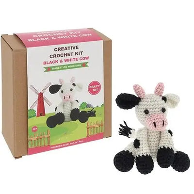 Creative Crochet Black & White Cow - Giftware >> Other Gifts