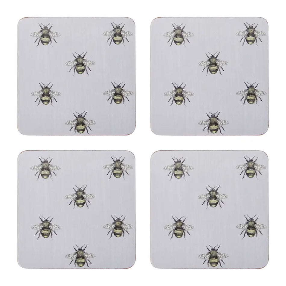 Creative Tops Bee Print Coasters / Placemats - Coasters