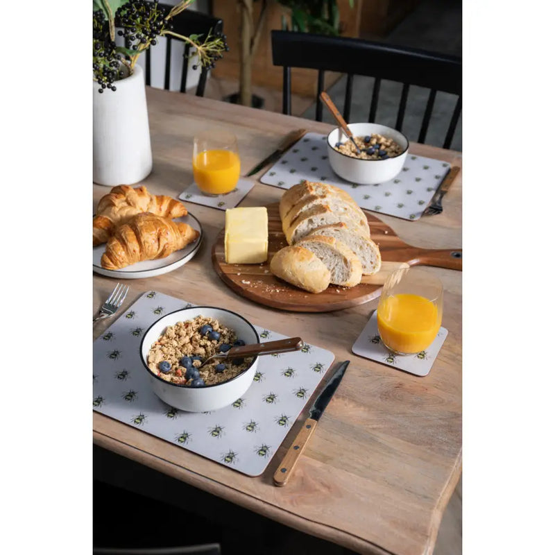 Creative Tops Bee Print Coasters / Placemats - Giftware >>