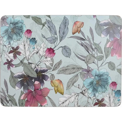 Creative Tops Butterfly Floral Pack Of 6 Premium Placemats -