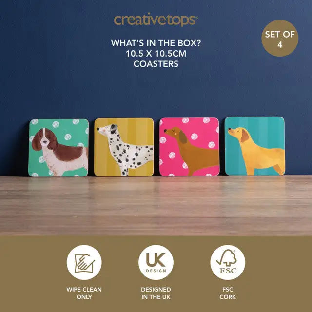 Creative Tops Dog Print Coasters / Placemats - Giftware >>