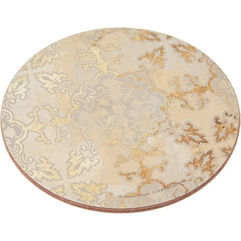 Creative Tops Gold Impressions Pack Of 4 Round Premium