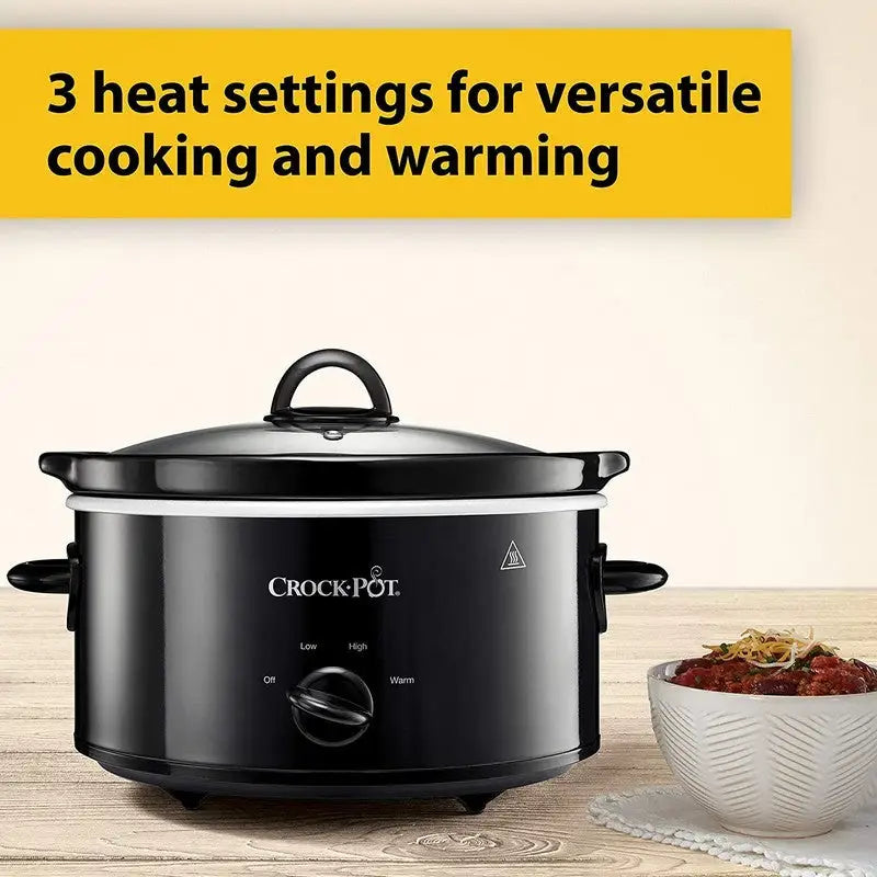 Crockpot Oval Slow Cooker 3.7 Litre - Kitchenware