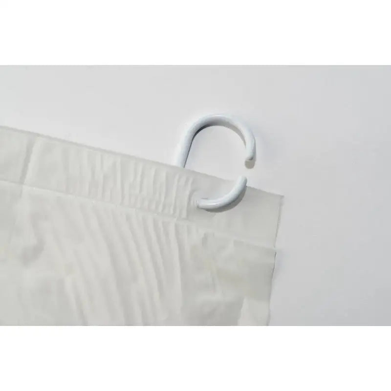 Croydex PVC Curtain 1800mm x 1800mm - White - Bathroom >>