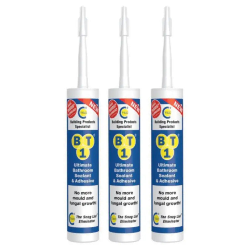 CT1 - BT1 Ultimate Bathroom Sealant & Adhesive 290ml - DIY