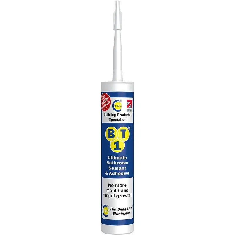 CT1 - BT1 Ultimate Bathroom Sealant & Adhesive 290ml - DIY
