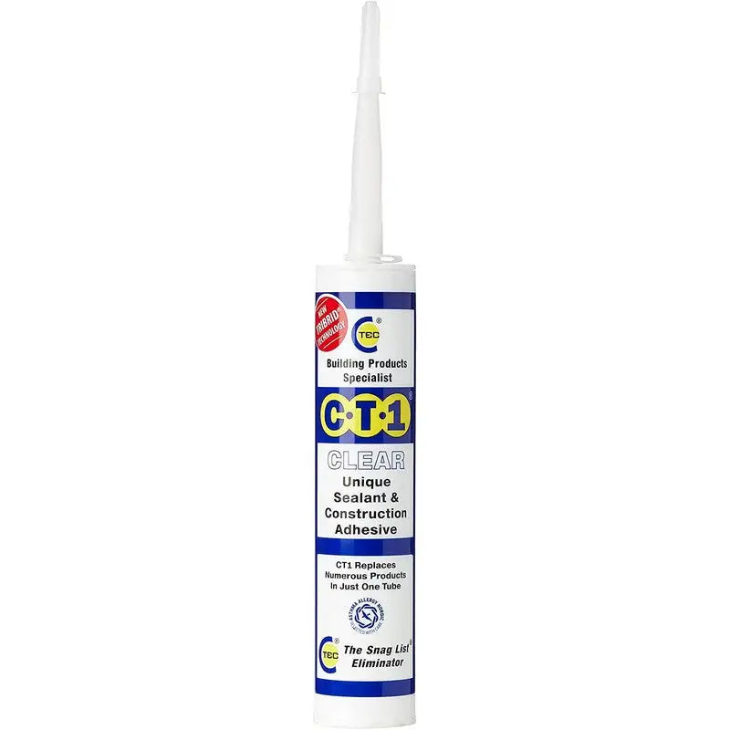 CT1 Sealant & Adhesive Cartridge 290ml - White - Clear