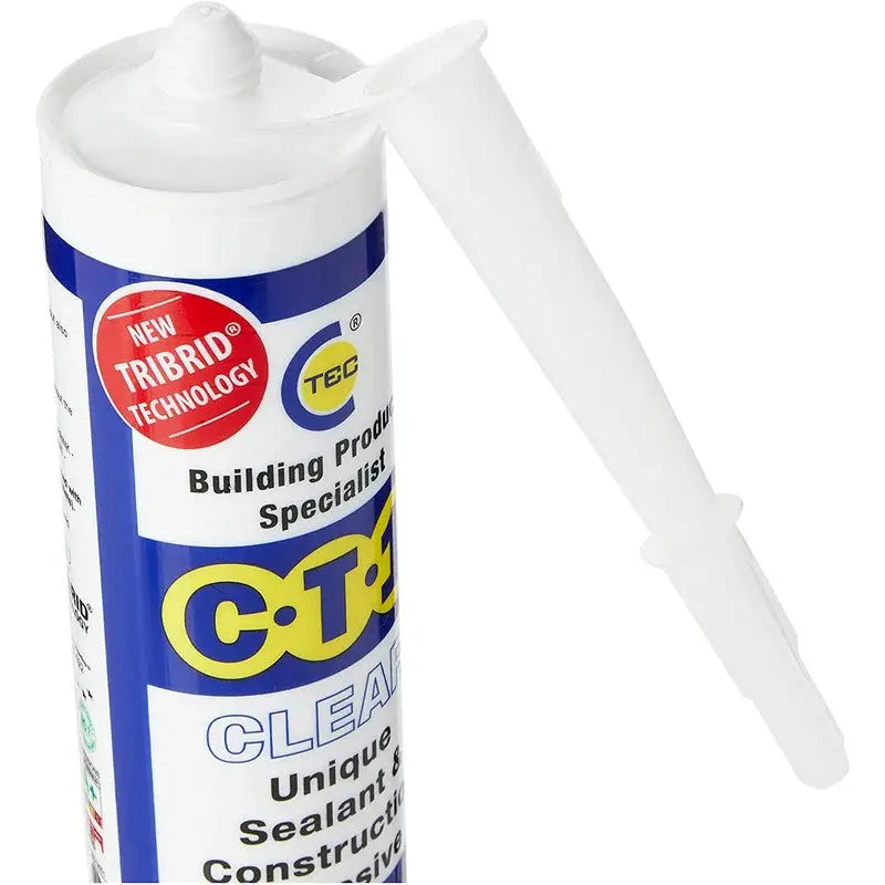 CT1 Sealant & Adhesive Cartridge 290ml - White - DIY Tools