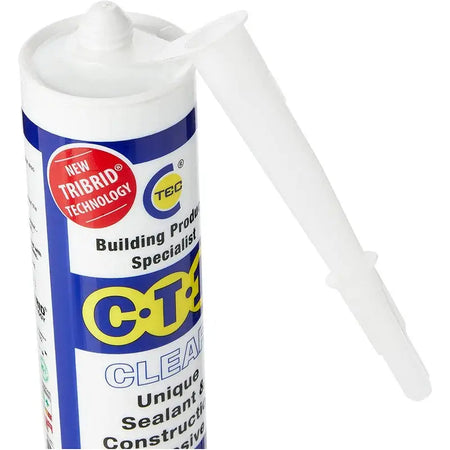 CT1 Sealant & Adhesive Cartridge 290ml - White - DIY Tools