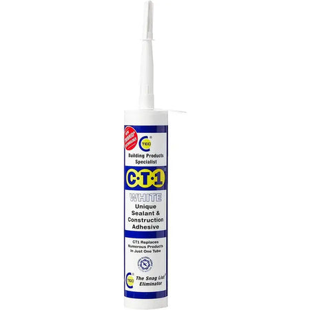 CT1 Sealant & Adhesive Cartridge 290ml - White - White