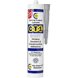 CT1 Sealant & Adhesive Cartridge 290ml - White - Grey - DIY