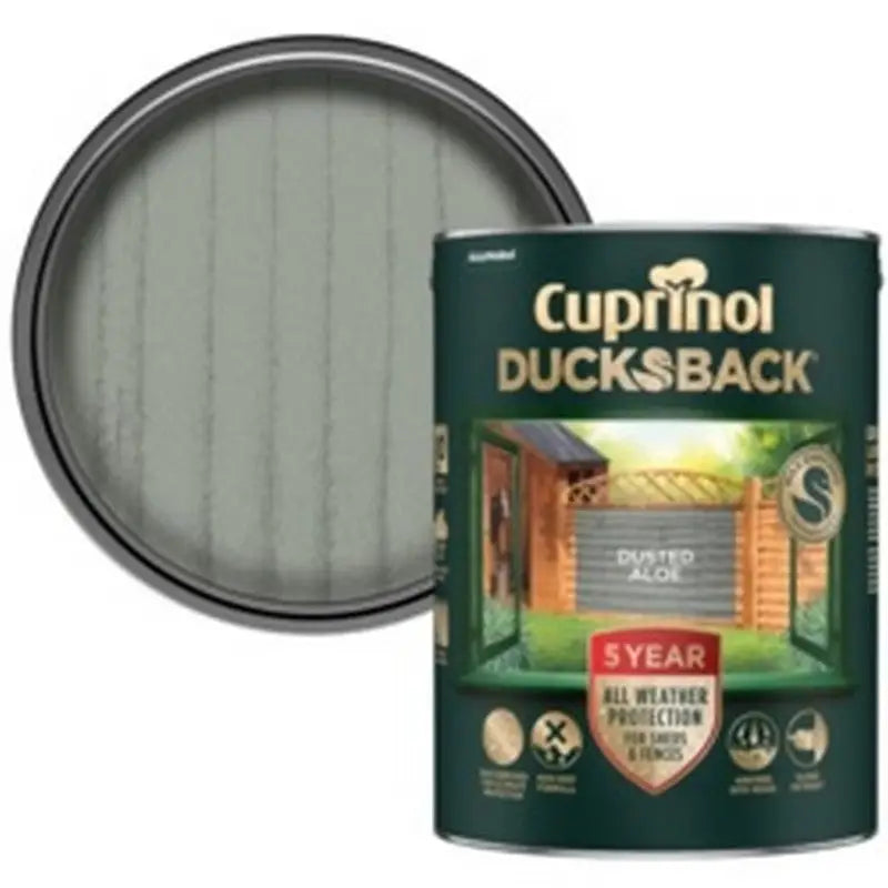 Cuprinol Ducksback Wax Based Weatherproof Fence Paint - 5