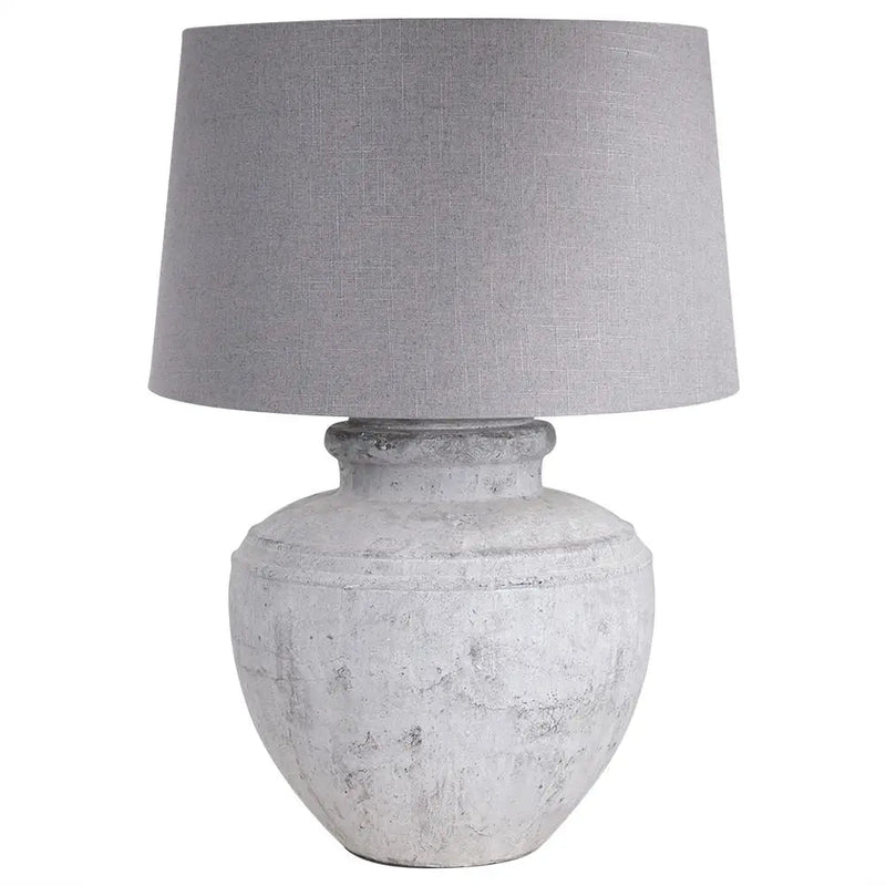 Darcy Grey Stone Lamp 48 x 48 x 77cm - Homeware