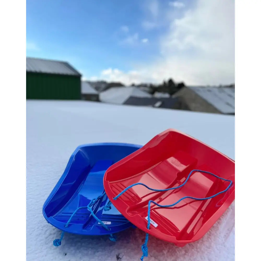 Delta Sledge Sleigh Sled With Tow Cord - Blue - Toys