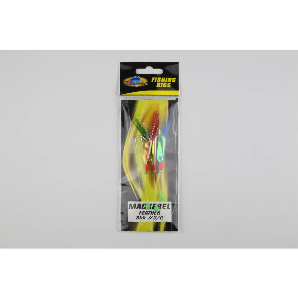 Dennett 3 Hook Tsunami Mackerel Feather Size 3/0 - Fishing