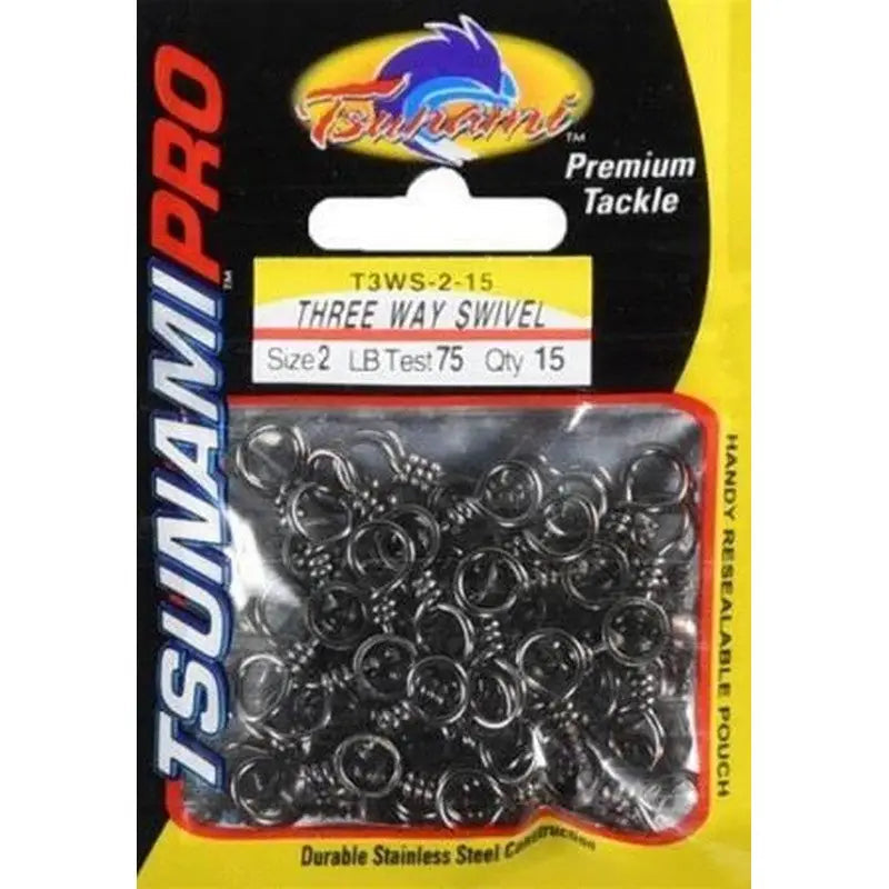 Dennett Black Crossline Swivel Barrel Nickle 25 Pack - Size
