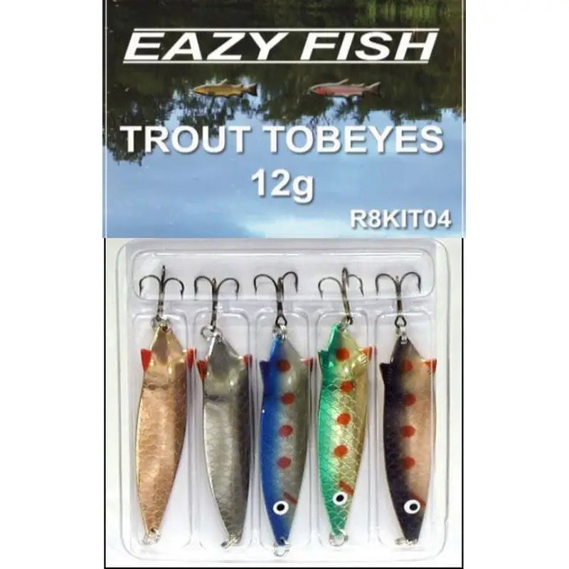 Dennett Eazy Fish Trout Tobeyes 5pk 28g - 5 Assorted