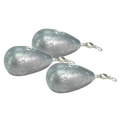 Dennett Pear Lead Bombs - 1.5Oz With Swivel Weights -