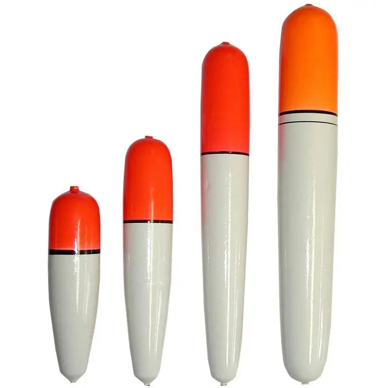 Dennett White / Orange Fishing Slider Float - 7 Inch -