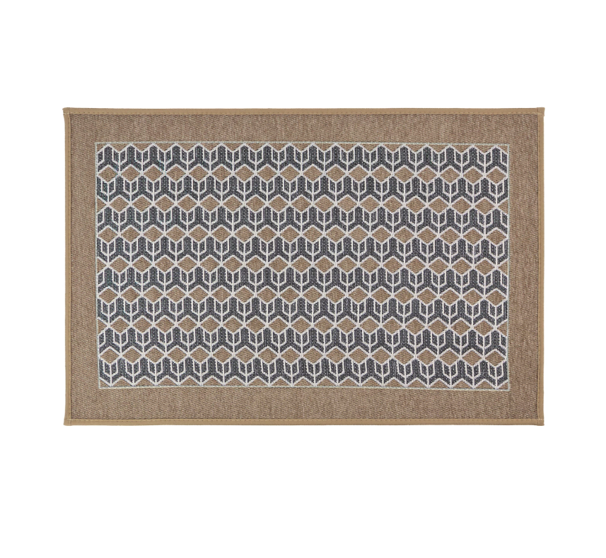JVL Allure Door Mat Beige 50 x 70cm