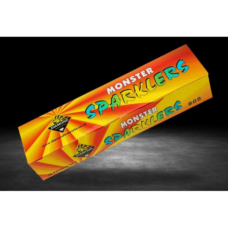 Diamond Fireworks Monster Sparklers 16 Inch (4 Pack)