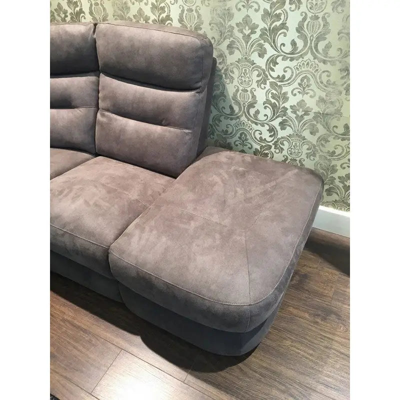 Dillion Fabric Reclining Sofa Range - Grey / Smoke /