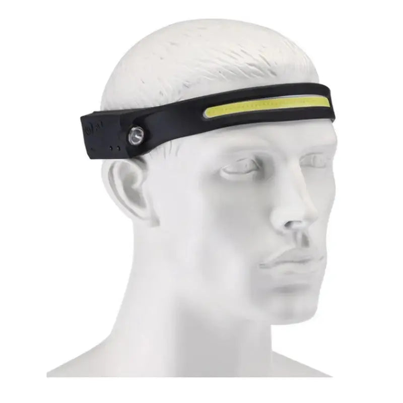 Draper 3W LED / COB Rechargeable Head Torch with Wave Sensor