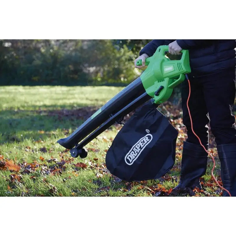 Draper 94794 Garden Leaf Blower and Mulcher 230V 3000W Green