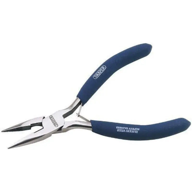 Draper Carbon Steel Long Nose Mini Pliers - 125mm - DIY