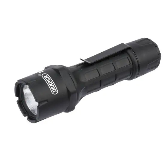 Draper LED Waterproof Torch 1W Battery Powered - 60 Lumen