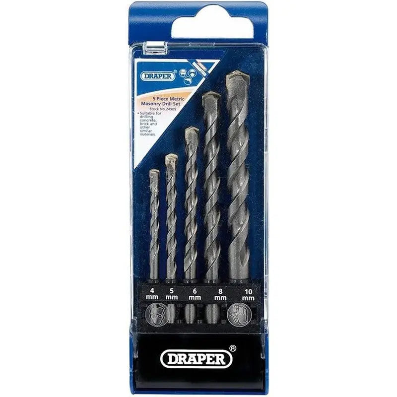 Draper Masonry Drill Set 5 Piece - DIY Tools & Hardware